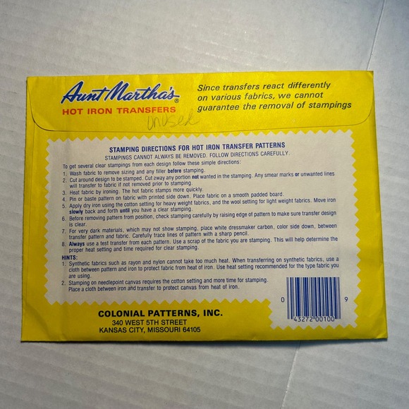 Aunt Marthas Hot Iron Transfers #3929 Happy Gadgets/#3785 T Shirt Fun NOS - Picture 3 of 5